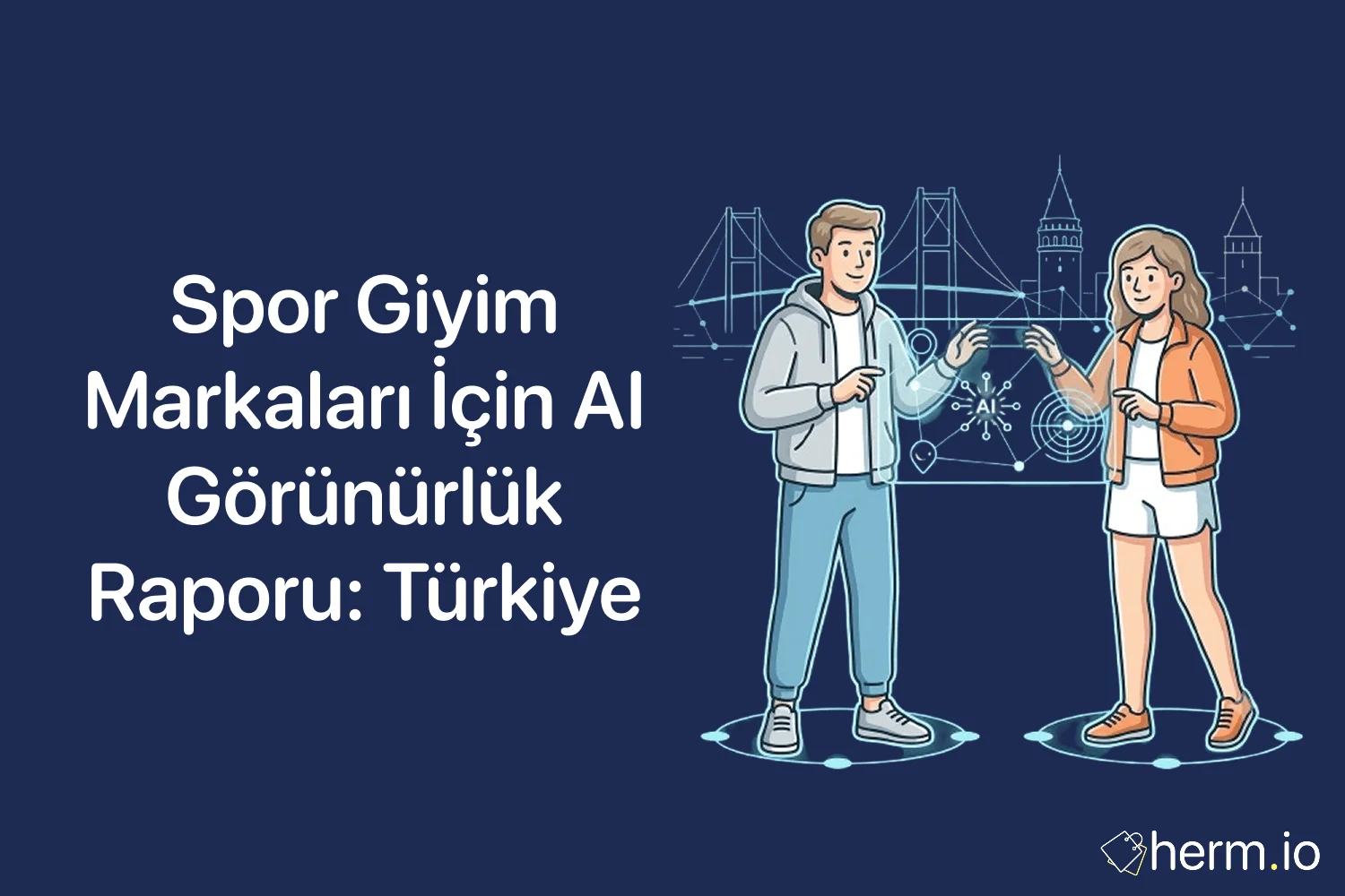 Türkiye spor giyim ve aktif giyim yapay zekâ görünürlük serisi kapak görseli