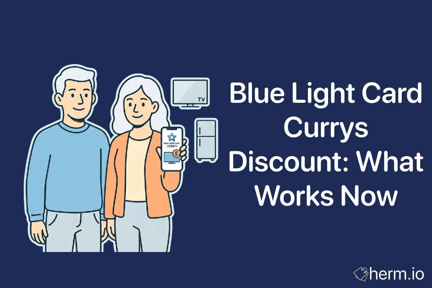 NHS worker comparing Currys laptop, appliance and gift card offers on a phone, showing how Blue Light Card discounts work online.