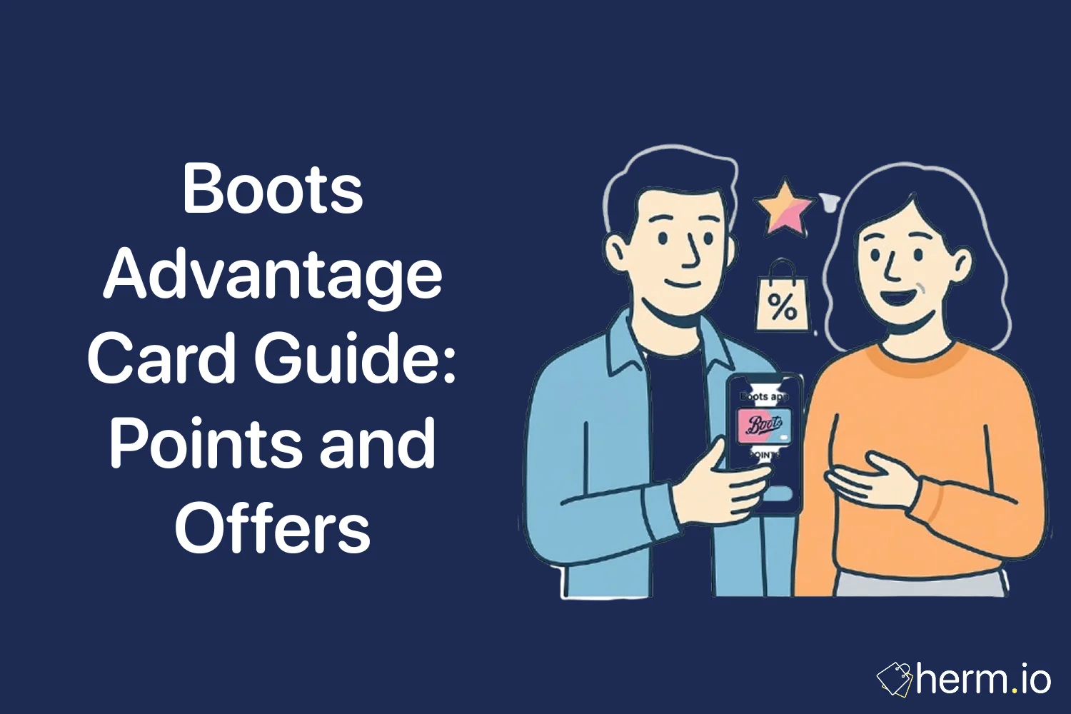 Phone showing the Boots app beside toiletries and gift sets, illustrating how shoppers use points, Price Advantage and offers at checkout.