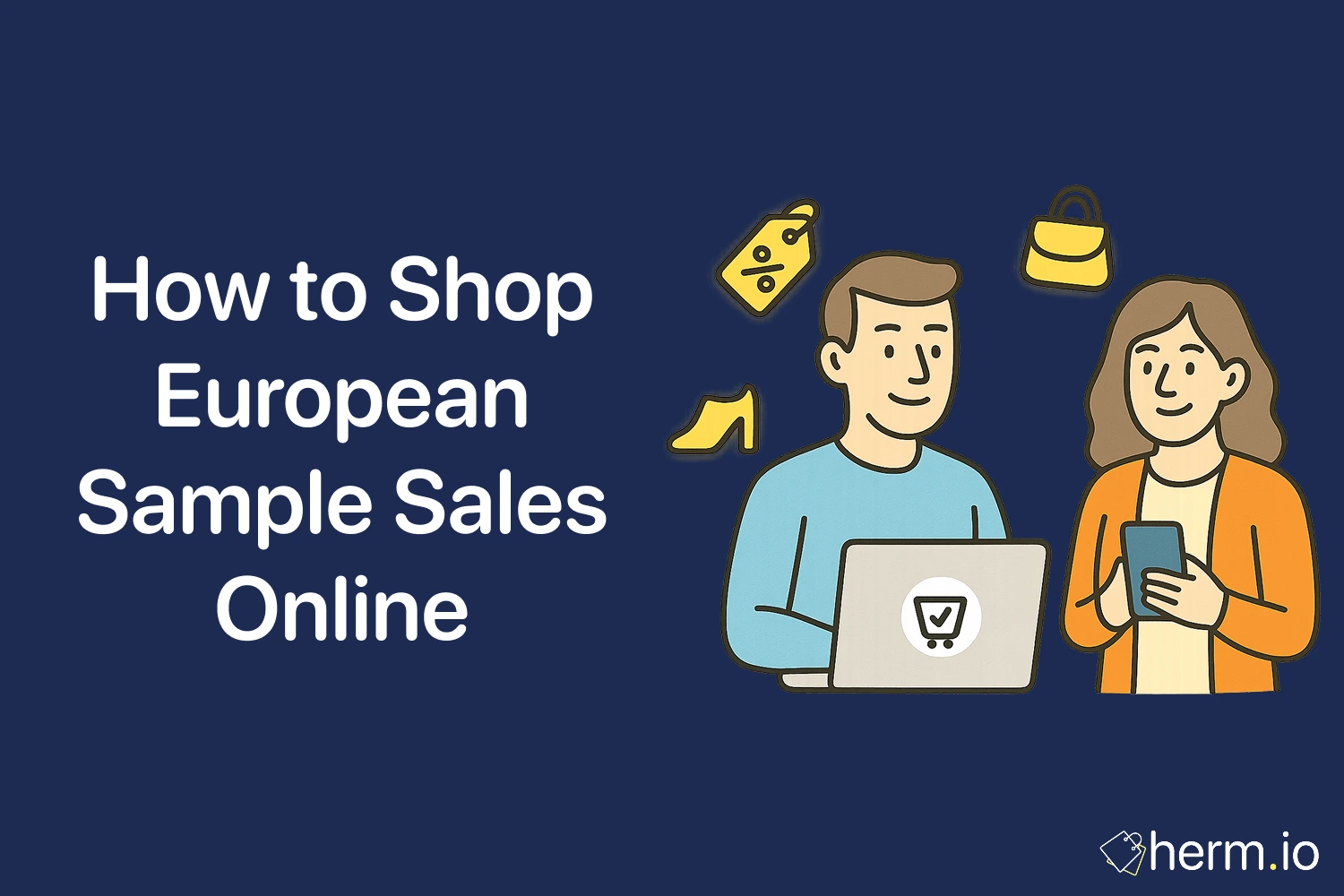 Couple shopping online for medicines with icons of pill bottle, cross, and shield symbolizing safe and secure online pharmacies in Europe.