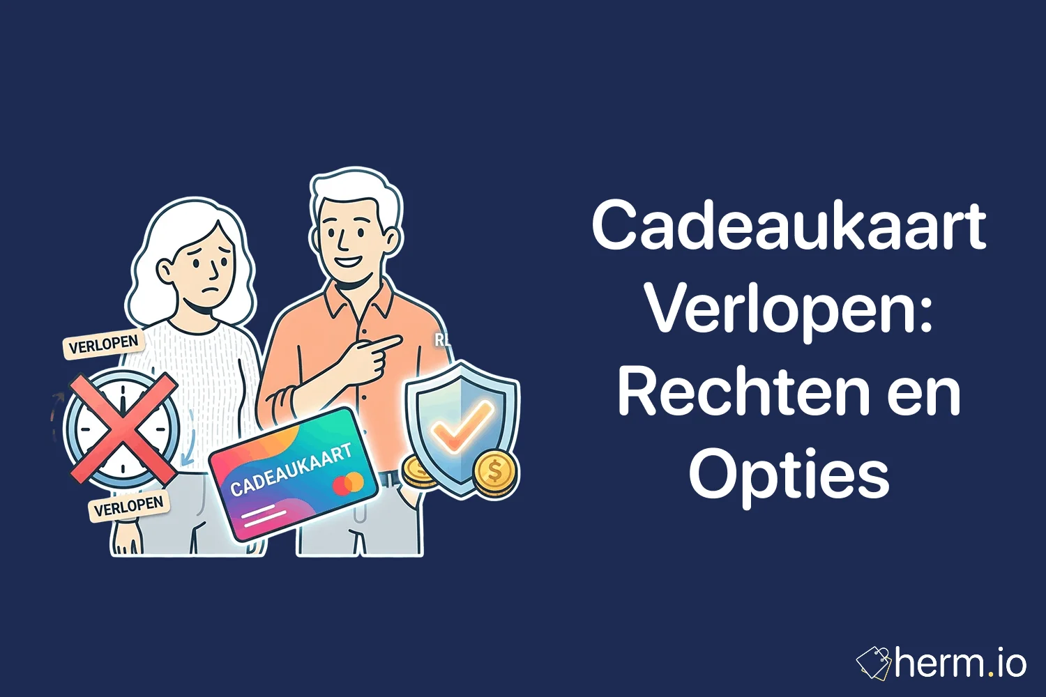 Nederlandse shopper controleert de geldigheid van een verlopen cadeaukaart en bekijkt opties om het saldo nog te gebruiken.