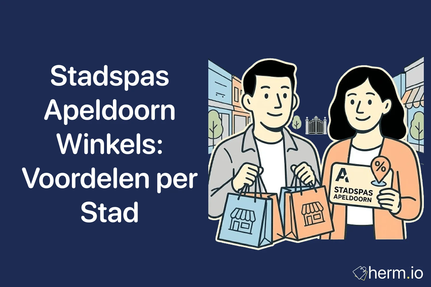 Stadspas op een toonbank bij lokale winkels in Apeldoorn, met aandacht voor korting, tegoed en slim budgetteren.
