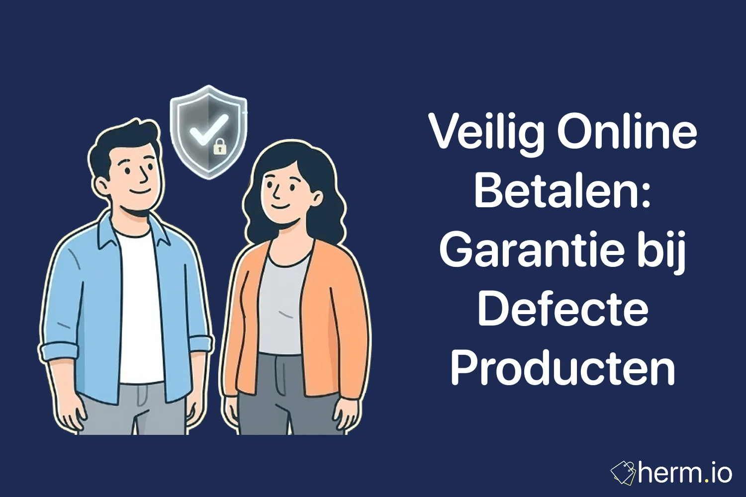 Nederlandse consument die online veilig betaalt en aankoopbewijs bewaart voor garantie bij een defect product.
