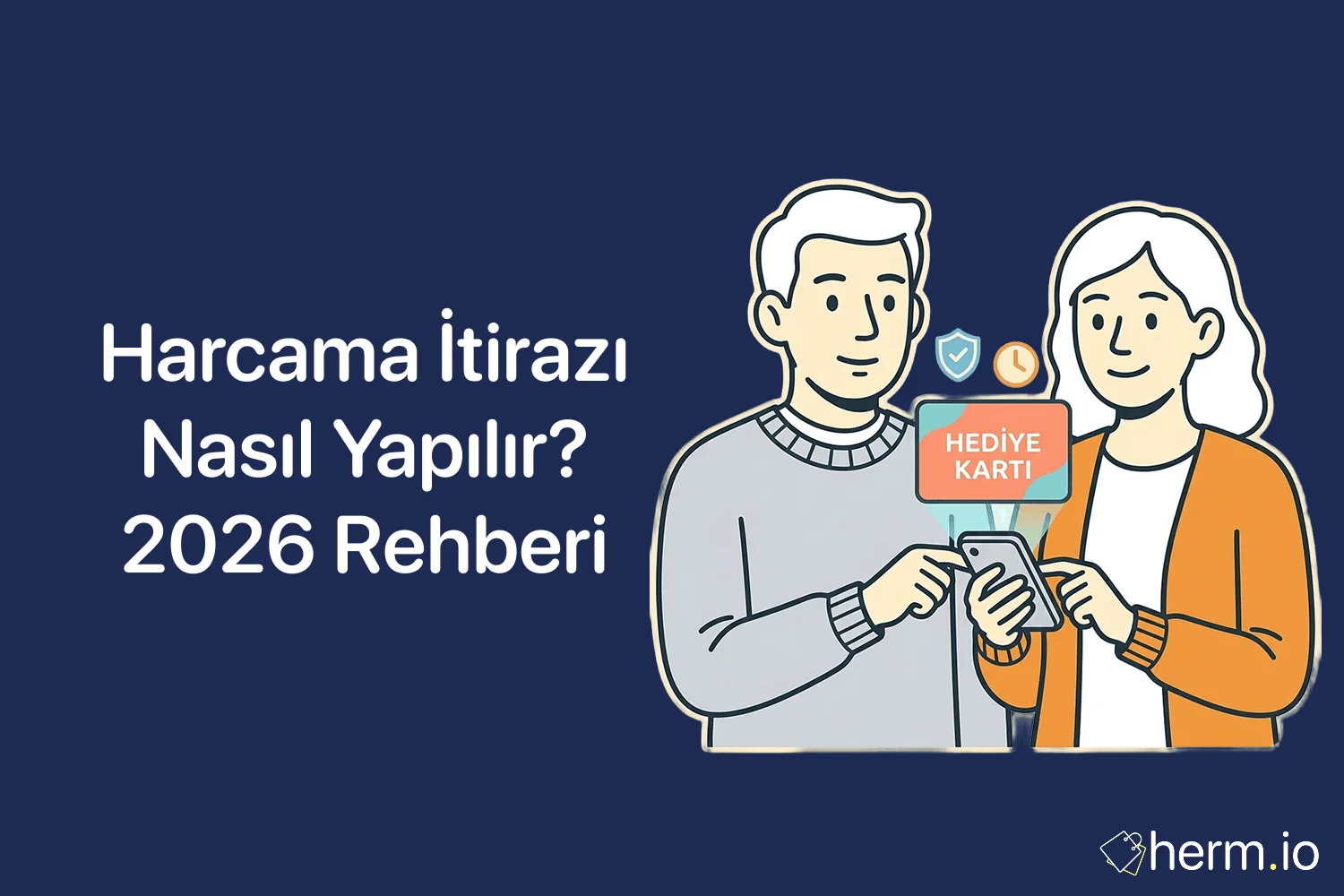 Kart harcama itirazı, teslim edilmeyen ürün ve online alışveriş para iadesi adımlarını gösteren tüketici rehberi görseli.