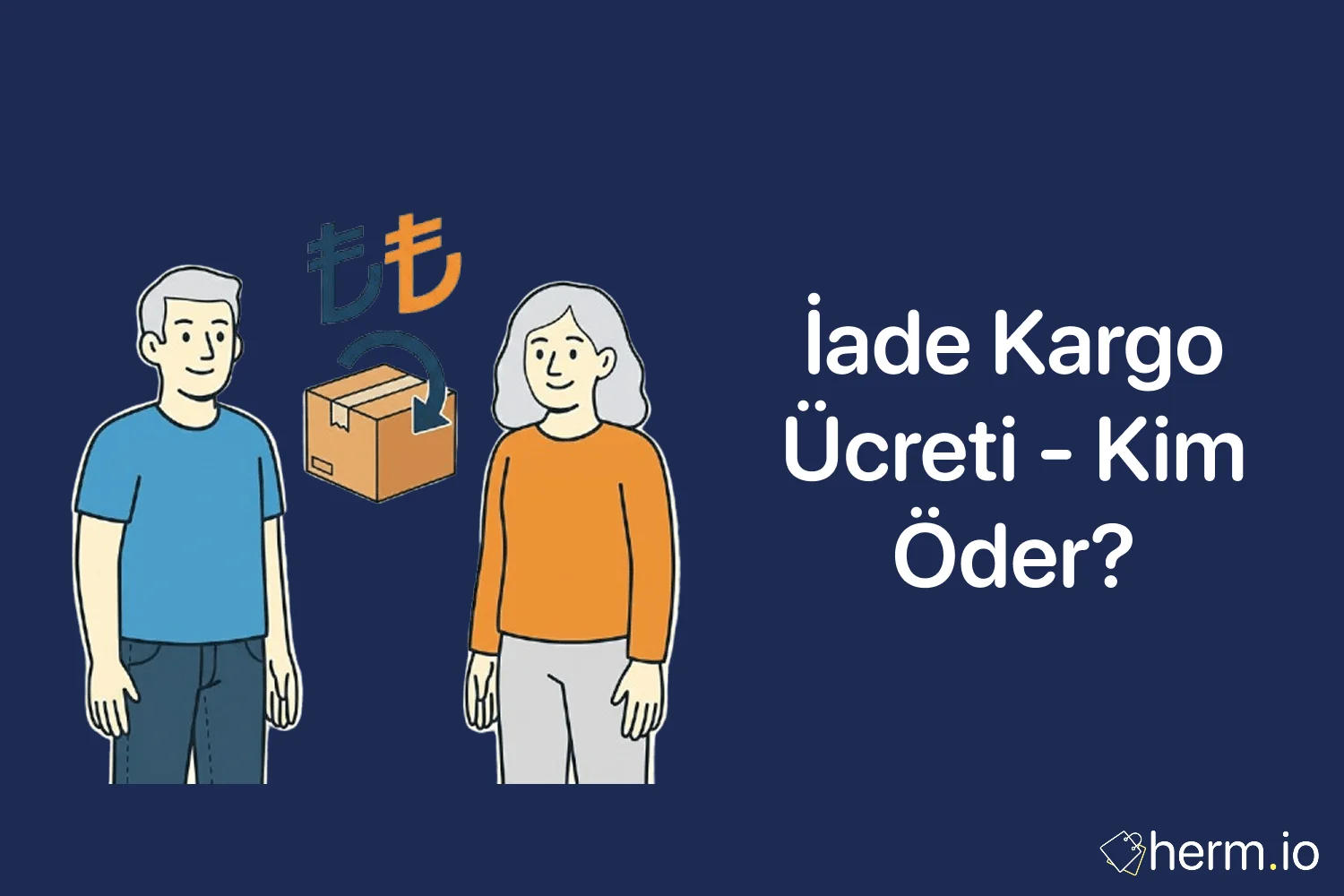 İade kargo ücreti kim öder, online alışverişte cayma hakkı ve kargo masrafı rehberi görseli